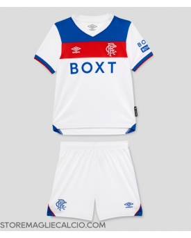 Rangers Maglia Gara Trasferta Repliche 2025-26 Bambino Maniche Corte Rangers Maglia Gara Trasferta Repliche 2025-26 Bambino Maniche Corte